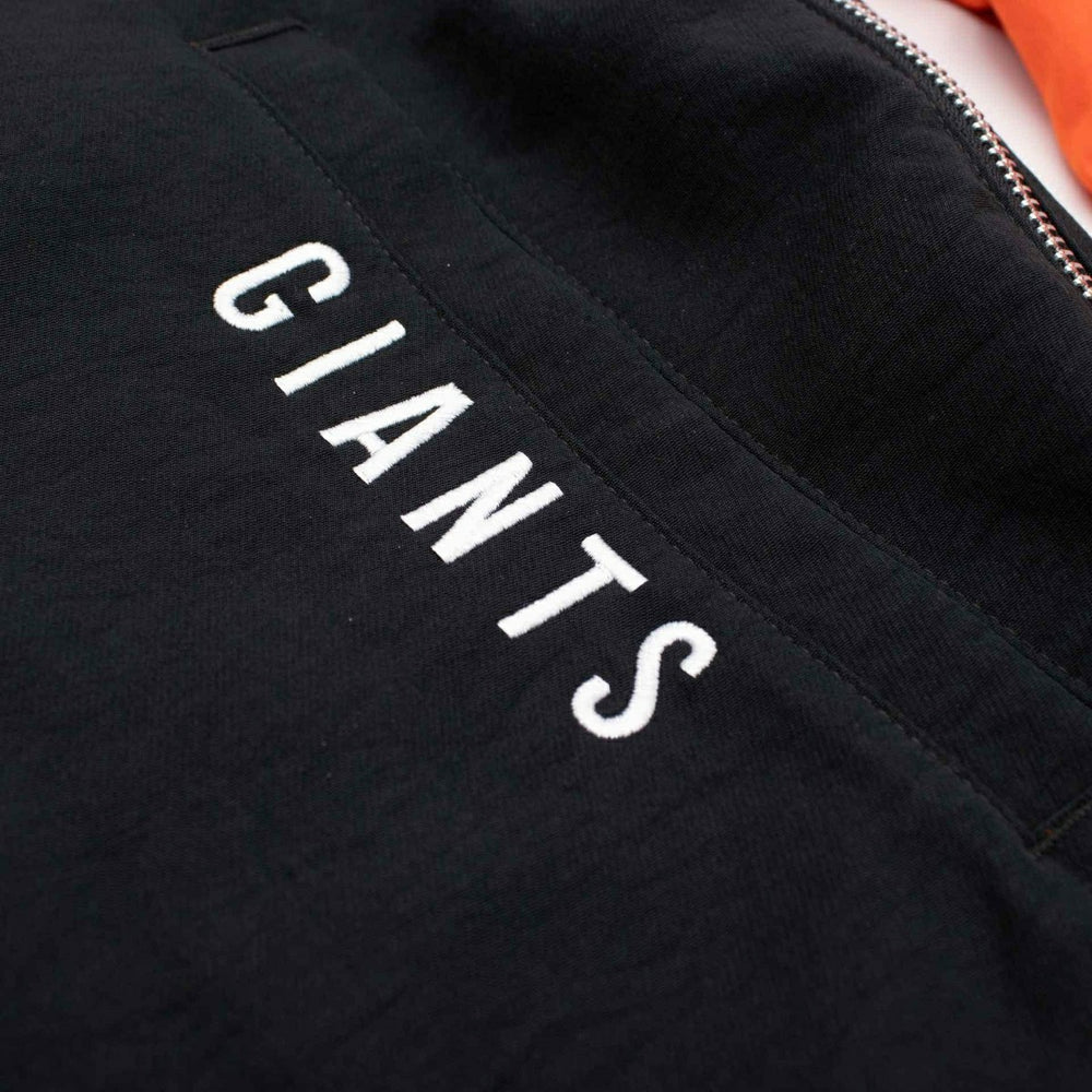 San Francisco Giants 2026 MLB Authentic Dugout Bomber Jacket Black Taass US