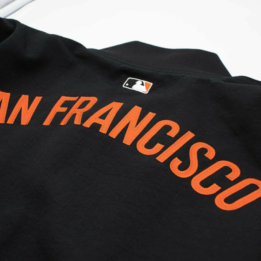 San Francisco Giants 2026 MLB Authentic Dugout Bomber Jacket Black Taass US