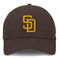 San Diego Padres Organic Cotton Nike Club Adjustable Cap Brown Taass US