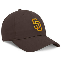 San Diego Padres Organic Cotton Nike Club Adjustable Cap Brown Taass US