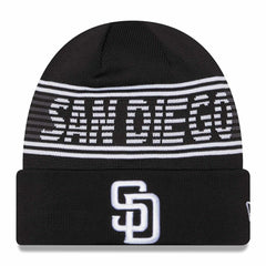 San Diego Padres Black Colorway 2024 MLB Clubhouse New Era Beanie Knit Classic
