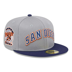 San Diego Padres Pivot Mesh Crown New Era 59FIFTY Fitted MLB Cap Taass sale