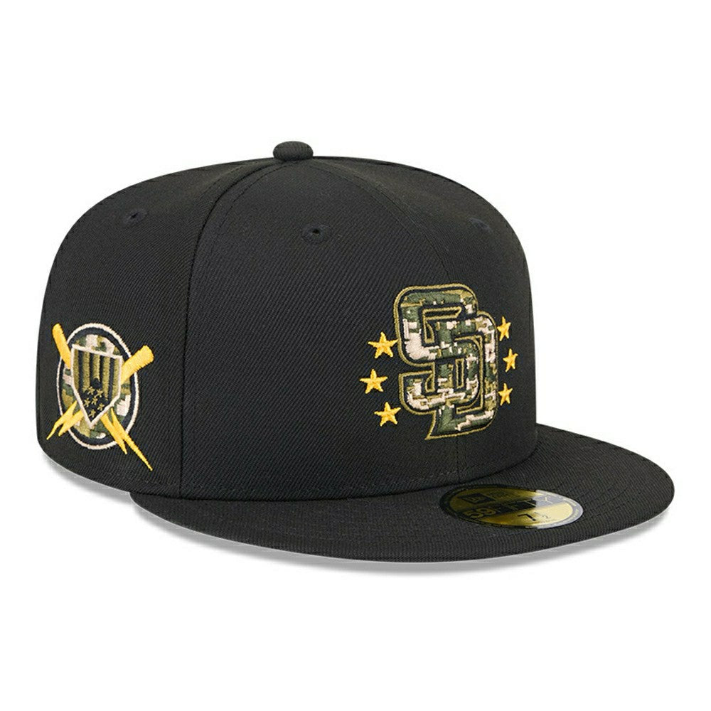San Diego Padres 2024 MLB Authentic Armed Forces New Era 59FIFTY Fitted Cap Taass US