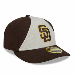 San Diego Padres 2025 MLB Batting Practice New Era Low Profile 59FIFTY Fitted Cap Lifestyle