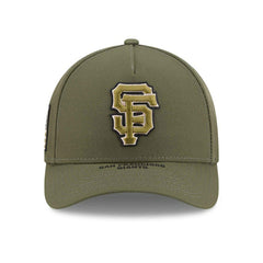 San Francisco Giants 2026 MLB Armed Forces 9FORTY M-Crown A-Frame Adjustable Cap Olive Classic