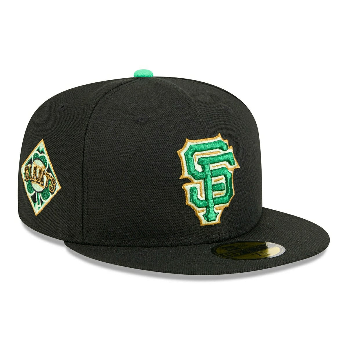 San Francisco Giants 2026 St. Patrick's Day MLB Authentic 59FIFTY Cap Black Taass sale