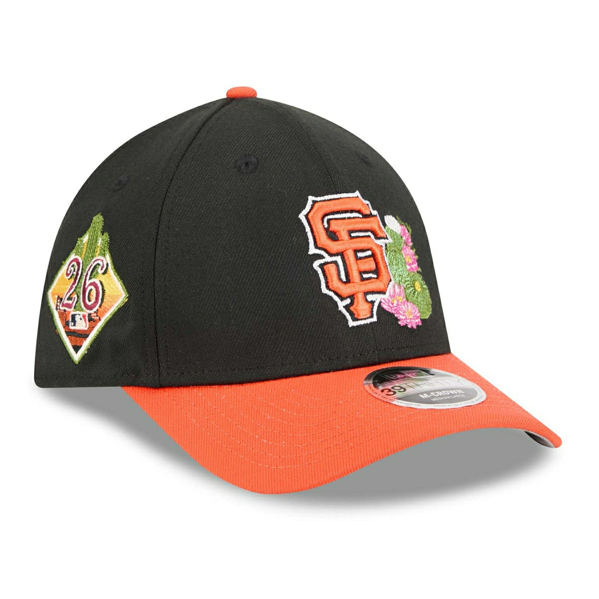 San Francisco Giants 2026 MLB Spring Training 39THIRTY M-Crown Flex Cap Black Taass for sale