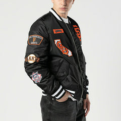 San Francisco Giants Alpha Industries MA-1 MLB Bomber Jacket Black Classic