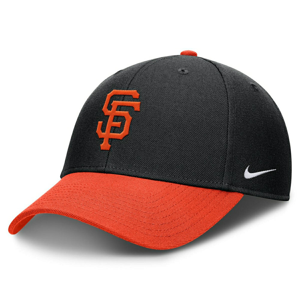 San Francisco Giants Nike Dri-FIT Club Adjustable Cap Black Lifestyle