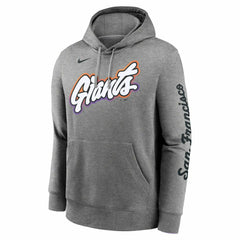 San Francisco Giants City Connect Nike French Terry Club Hoodie Gray Lifestyle