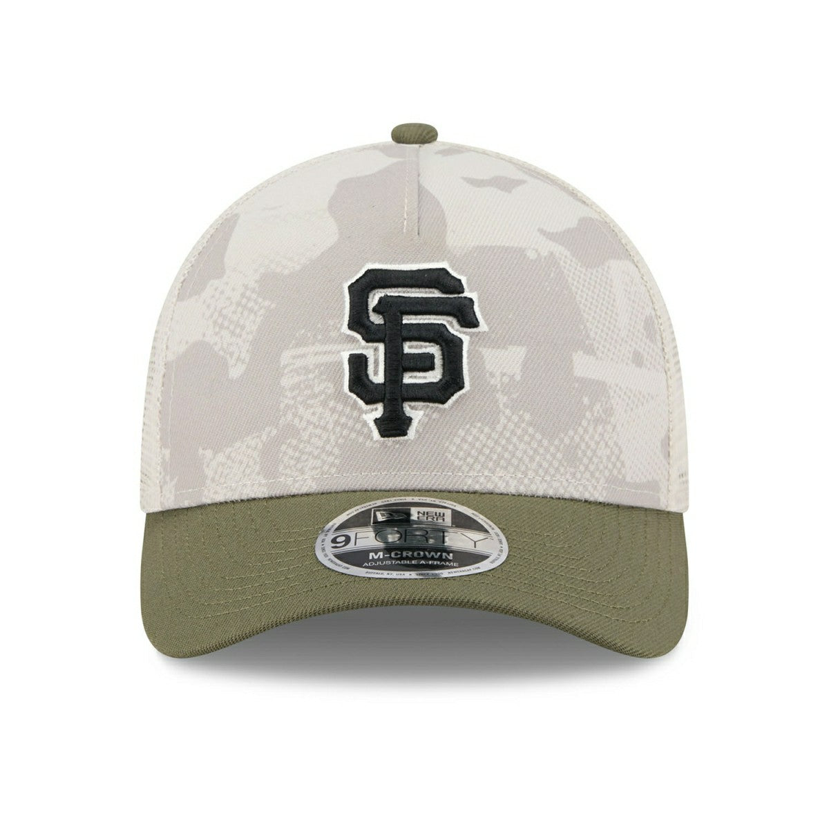 San Francisco Giants 2025 MLB Armed Forces 9FORTY M-Crown A-Frame Snapback Cap Taass for sale