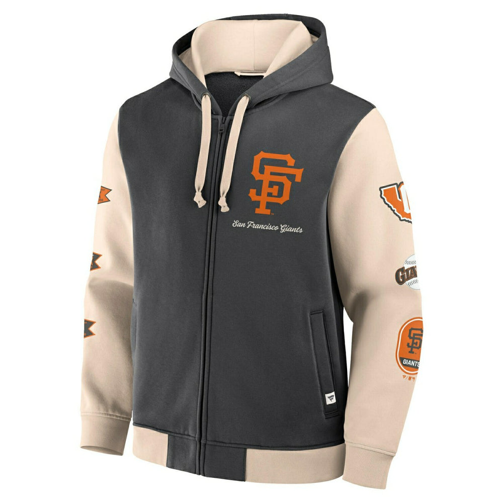 San Francisco Giants Run It Down Retro MLB Full-Zip Hoodie Taass US