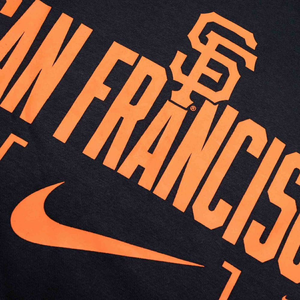 San Francisco Giants Nike Club Slack MLB Hoodie Black Lifestyle