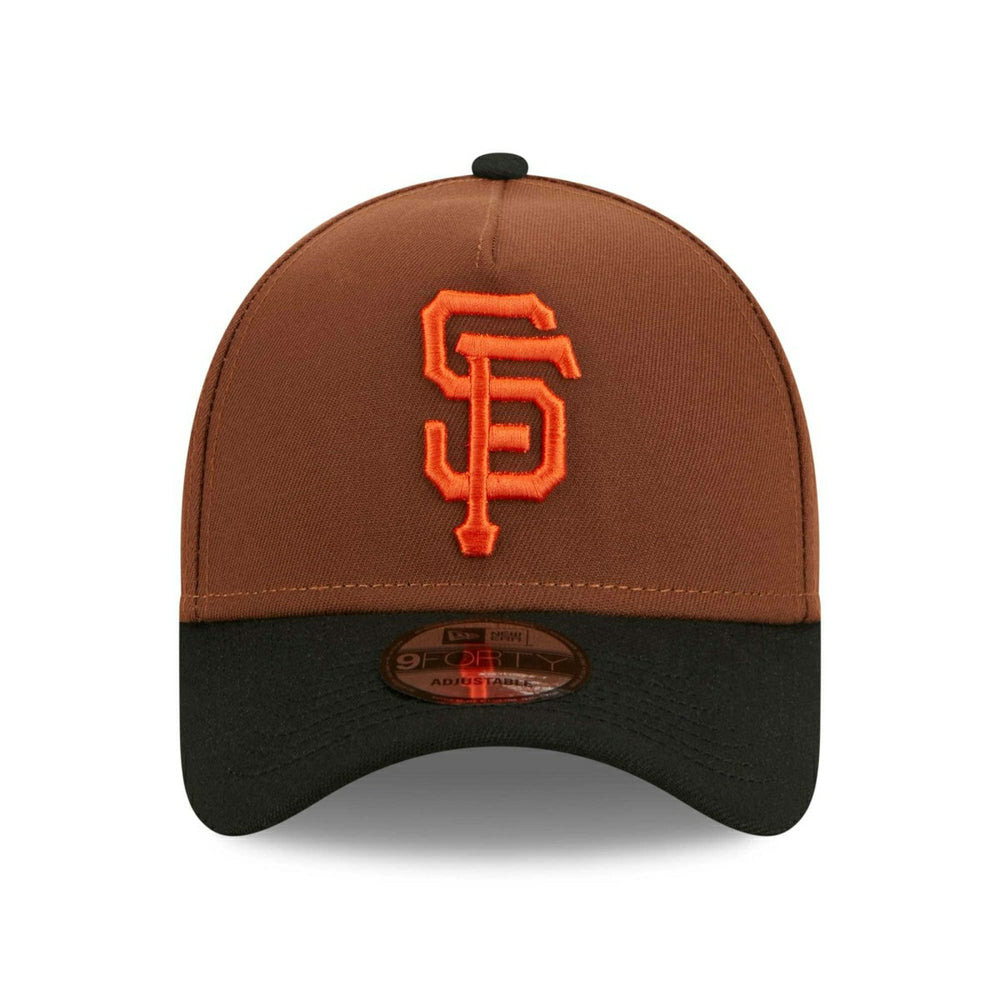 San Francisco Giants Harvest New Era A-Frame Trucker MLB Cap Taass sale