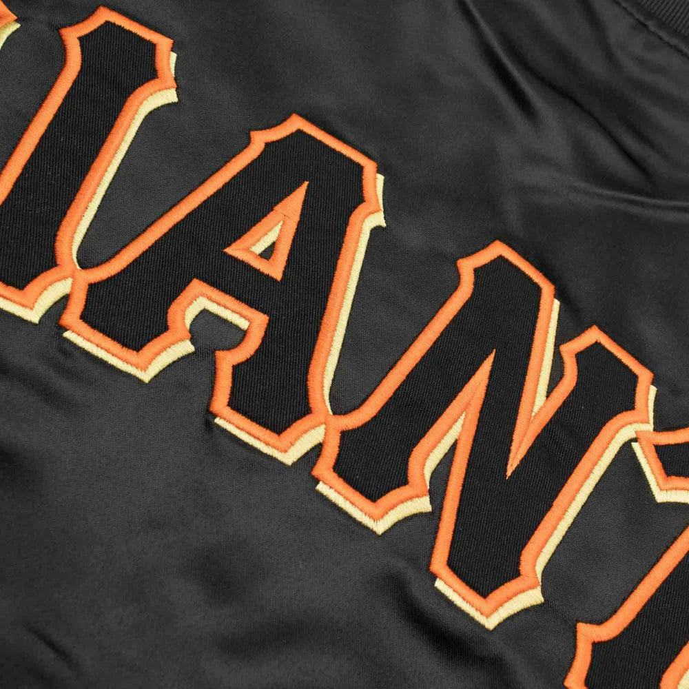 San Francisco Giants '47 Dalston Backer MLB Bomber Jacket Black Classic