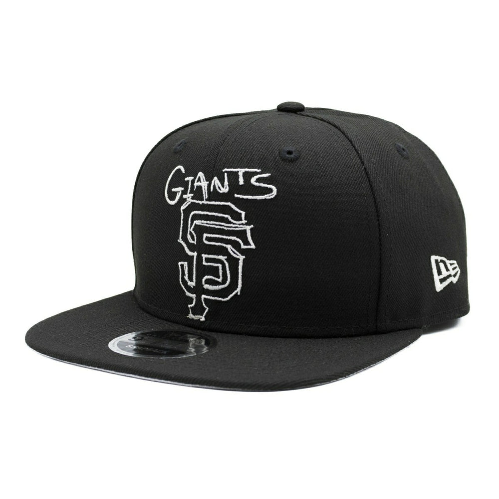 San Francisco Giants Scribble New Era Original Fit 9FIFTY MLB Snapback Cap Lifestyle