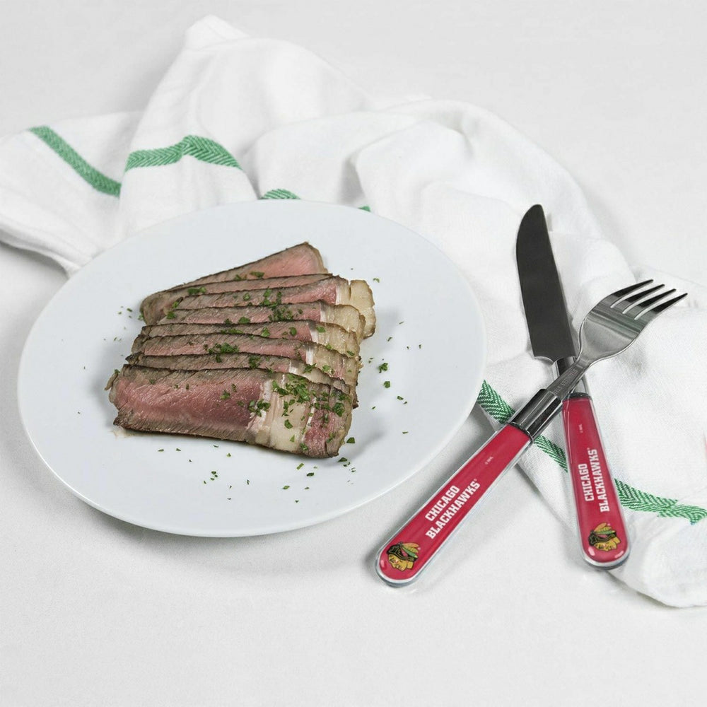 Chicago Blackhawks NHL 16-Piece Flatware Set Classic