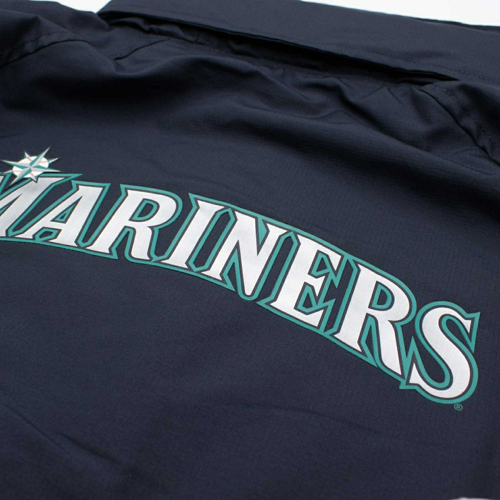 Seattle Mariners MLB Quarter Zip Windbreaker Jacket Navy Taass US