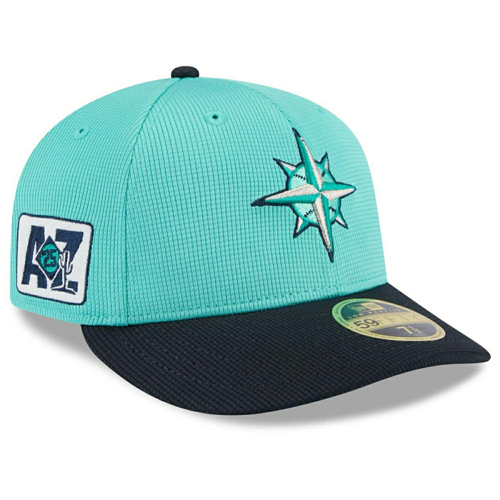 Seattle Mariners 2025 MLB Spring Training Low Profile 59FIFTY Fitted Cap Green Classic
