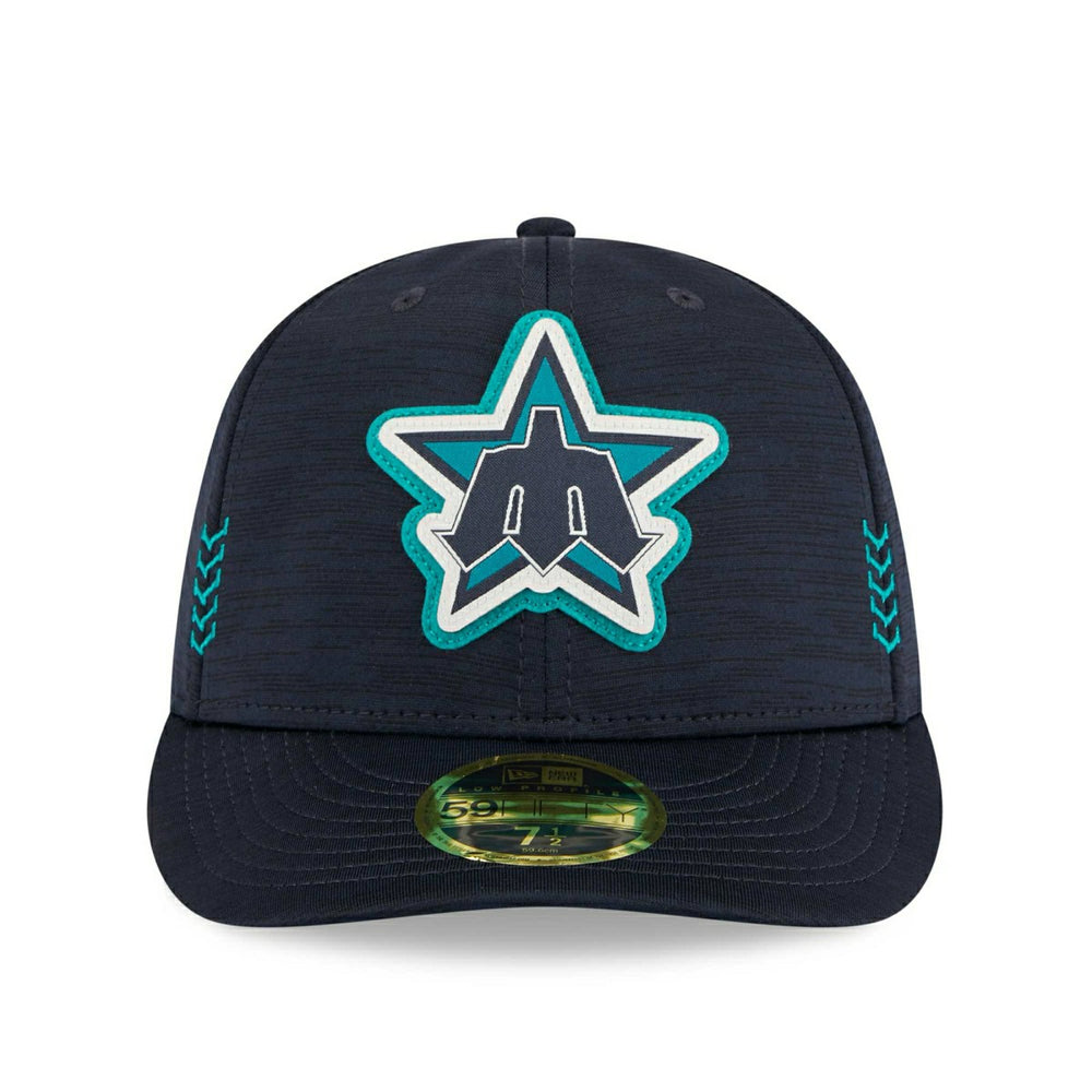 Seattle Mariners 2024 MLB Clubhouse New Era Low Profile 59FIFTY Fitted Cap Navy Lifestyle