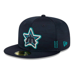 Seattle Mariners 2024 MLB Clubhouse New Era 59FIFTY Fitted Cap Navy Taass sale