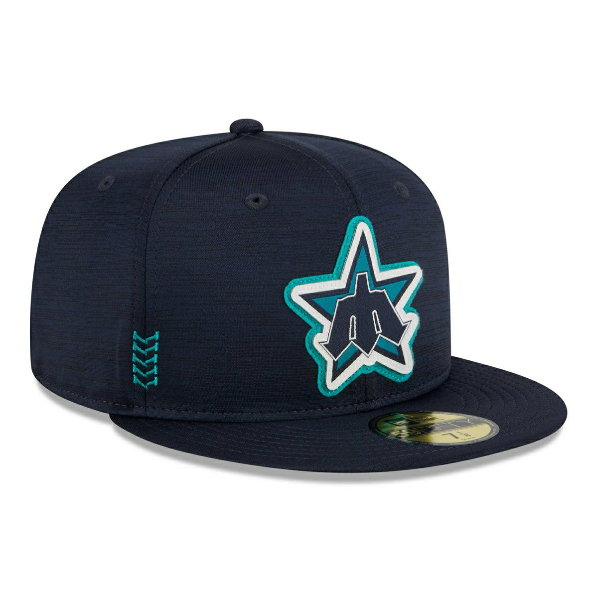Seattle Mariners 2024 MLB Clubhouse New Era 59FIFTY Fitted Cap Navy Taass sale