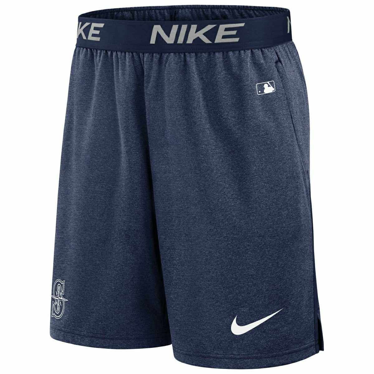 Seattle Mariners 2024 MLB Authentic Practice Nike Dri-FIT Shorts Navy Fashion