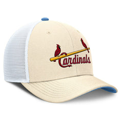 St. Louis Cardinals Cooperstown Rise Dri-FIT Trucker MLB Cap Natural Taass for sale