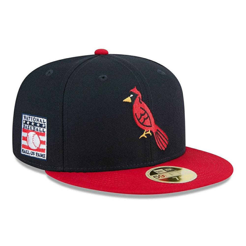 St. Louis Cardinals 2025 MLB Hall of Fame 59FIFTY Fitted Cap Navy Taass US