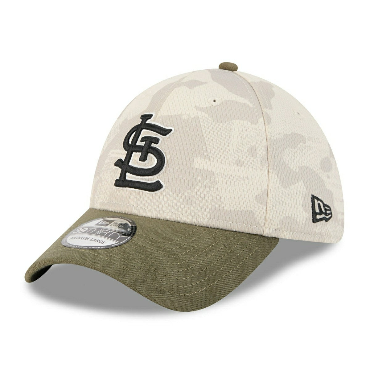 St. Louis Cardinals 2025 MLB Armed Forces New Era 39THIRTY Flex Cap Lifestyle