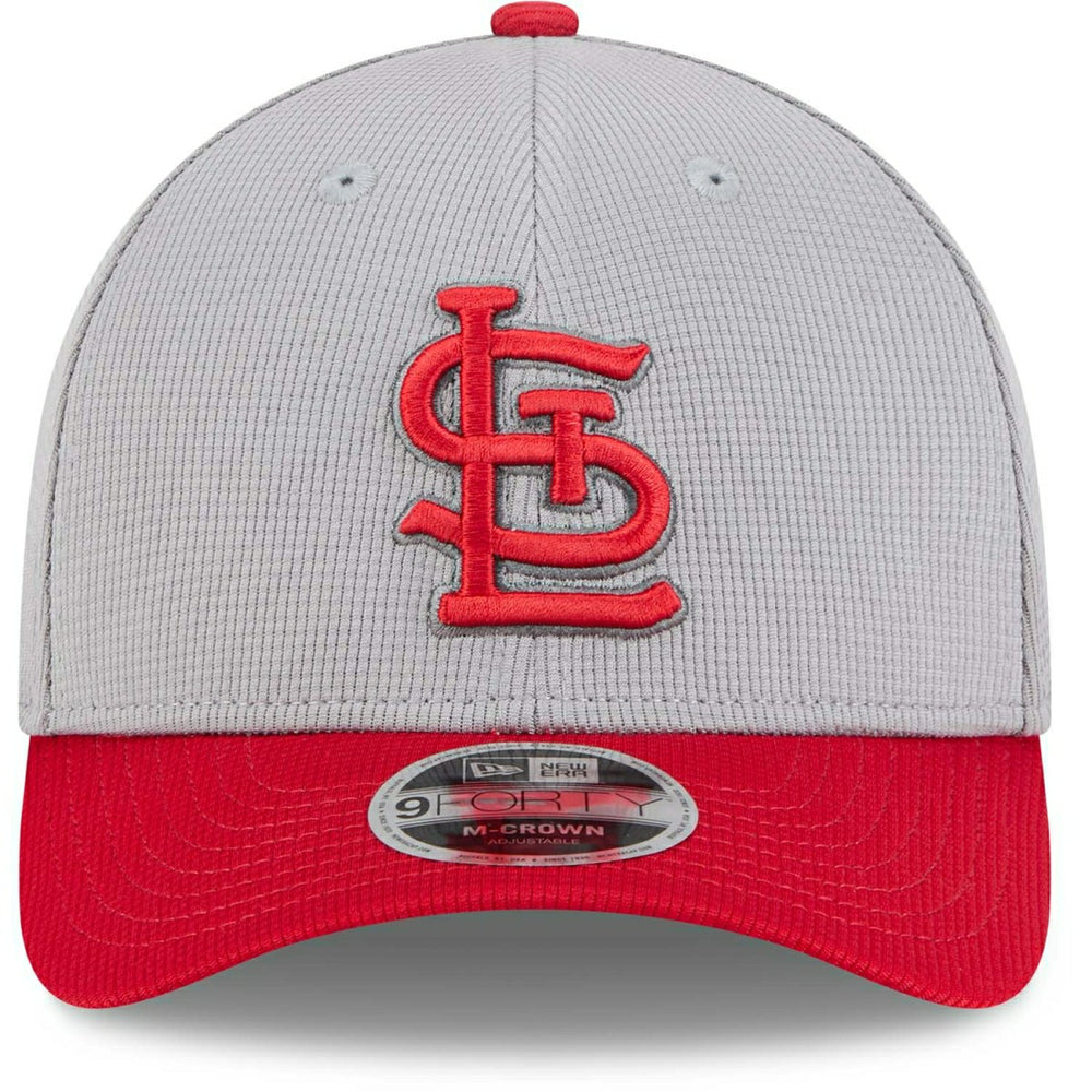 St. Louis Cardinals Colorway 2025 MLB Batting Practice 9FORTY M-Crown Snapback Cap Gray Classic