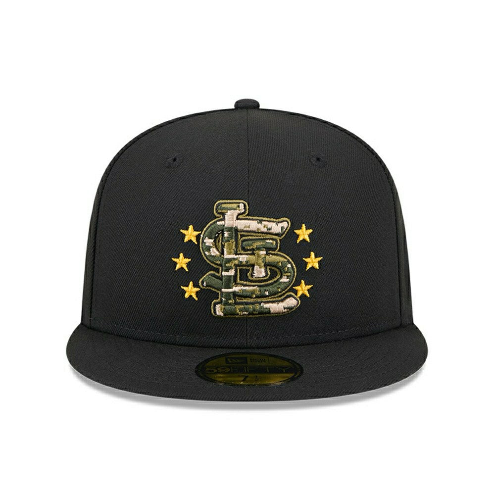 St. Louis Cardinals 2024 MLB Authentic Armed Forces New Era 59FIFTY Fitted Cap Classic