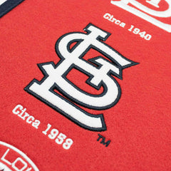 St. Louis Cardinals Logo Evolution MLB Wool Banner Taass sale