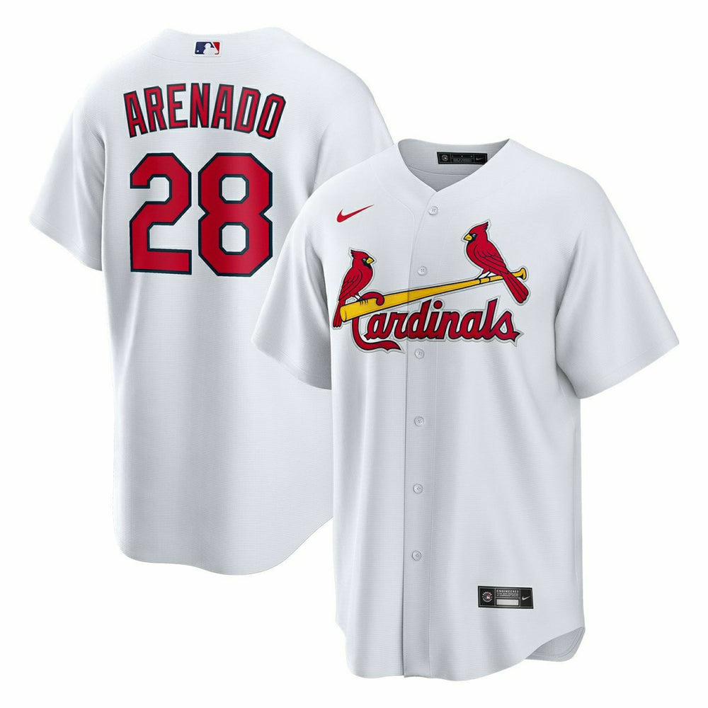 Nolan Arenado #28 St. Louis Cardinals Nike MLB Jersey White Fashion