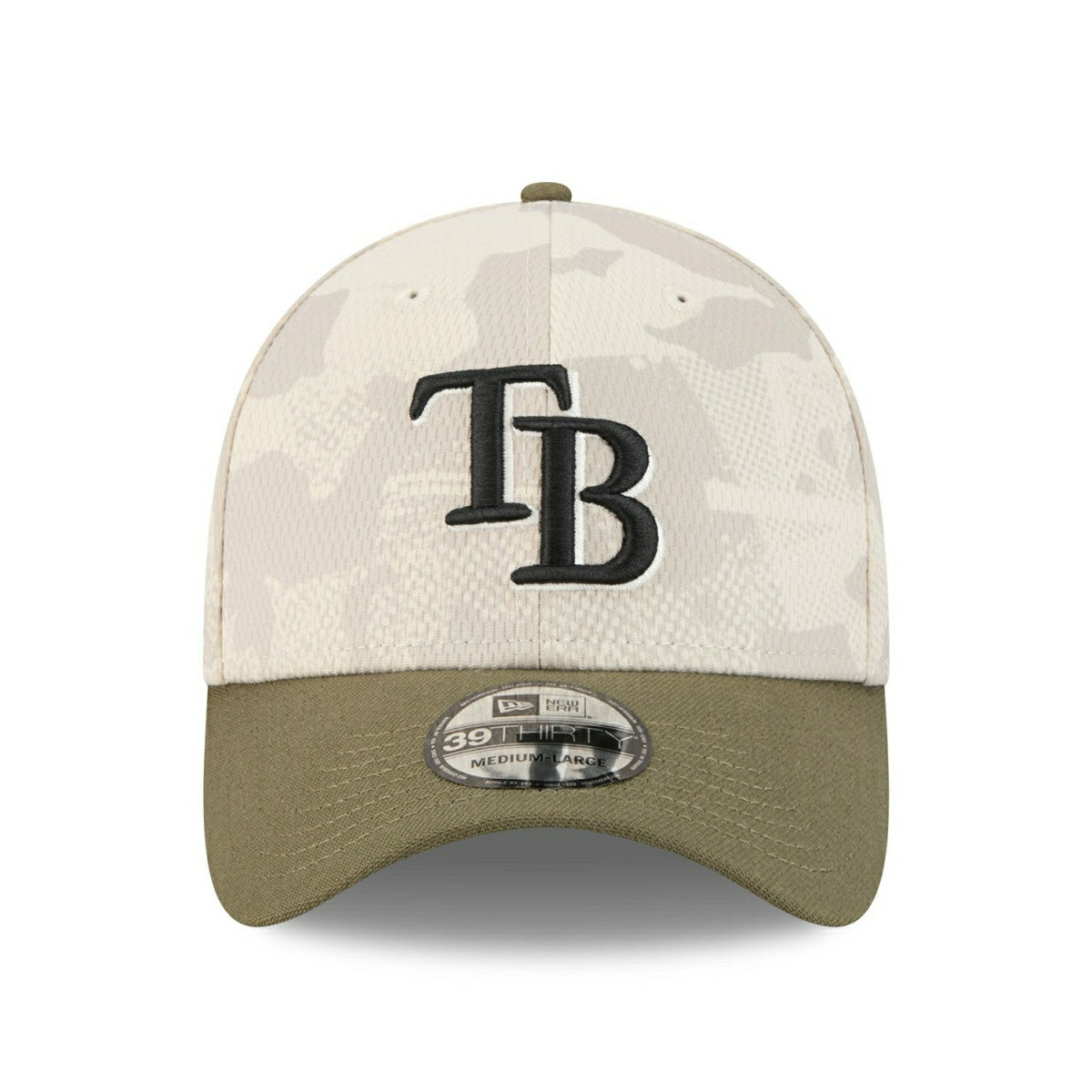 Tampa Bay Rays 2025 MLB Armed Forces New Era 39THIRTY Flex Cap Classic