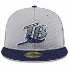 Tampa Bay Rays Colorway 2025 MLB Batting Practice 59FIFTY Fitted Cap Gray Taass sale