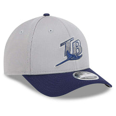 Tampa Bay Rays Colorway 2025 MLB Batting Practice 9FORTY M-Crown Snapback Cap Gray Taass for sale
