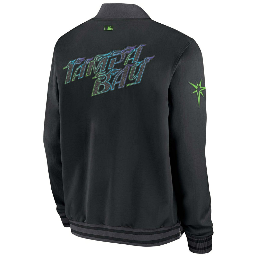 Tampa Bay Rays 2024 City Connect MLB Authentic Nike Bomber Jacket Lifestyle