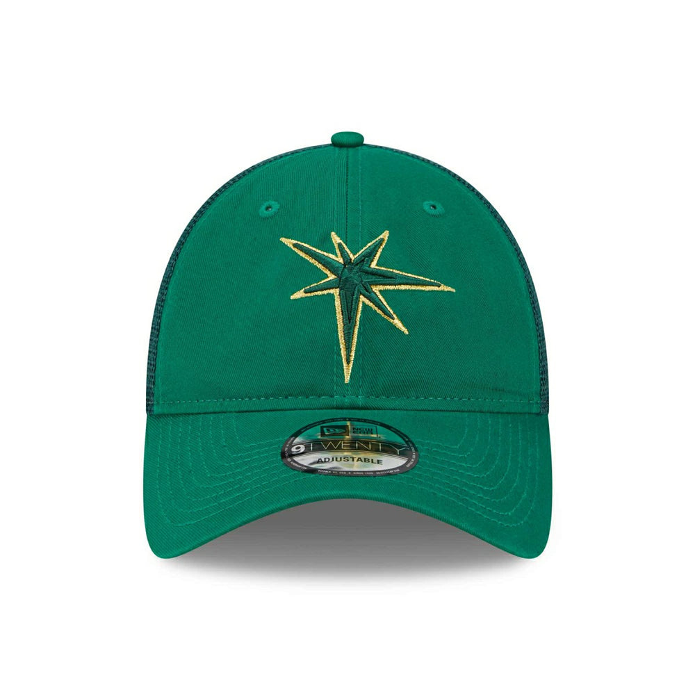 Tampa Bay Rays 2023 St. Patrick's Day New Era 9TWENTY MLB Cap Green Fashion