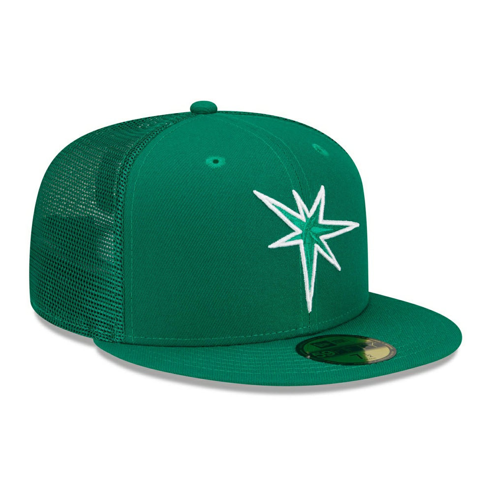 Tampa Bay Rays 2022 St. Patrick's Day On-Field New Era 59FIFTY MLB Cap Taass US