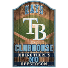 Tampa Bay Rays WinCraft MLB Clubhouse Wood Sign Taass for sale