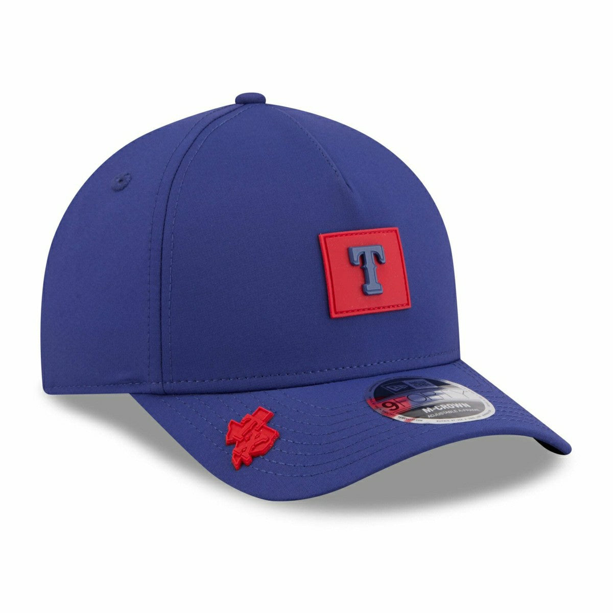 Texas Rangers 2026 MLB Clubhouse 9FORTY M-Crown A-Frame Snapback Cap Fashion