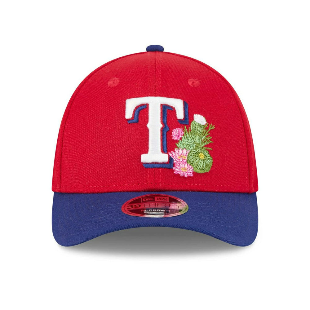 Texas Rangers 2026 MLB Spring Training 39THIRTY M-Crown Flex Cap Red Classic