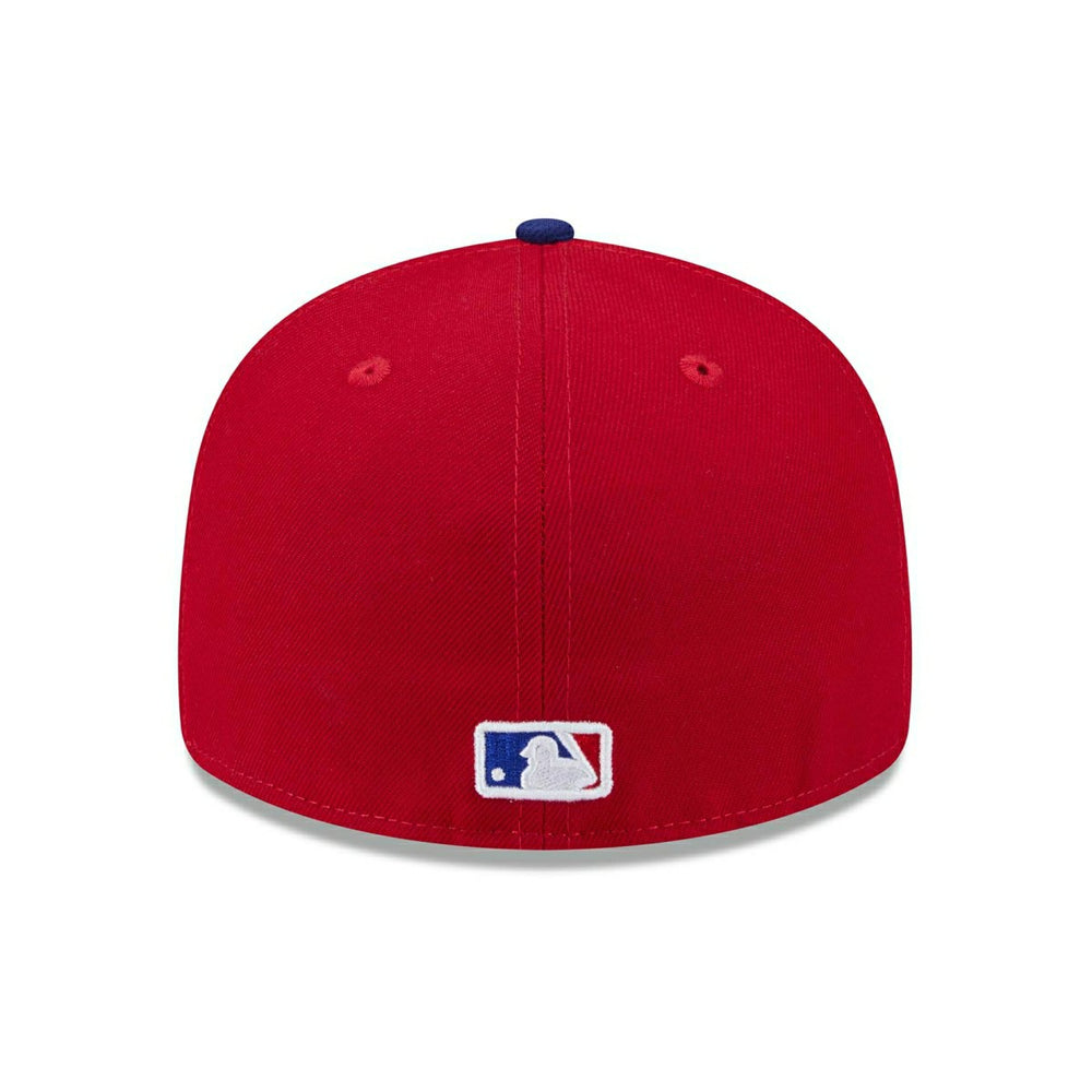 Texas Rangers 2026 MLB Authentic Spring Training 59FIFTY Pre-Curved Cap Red Taass sale