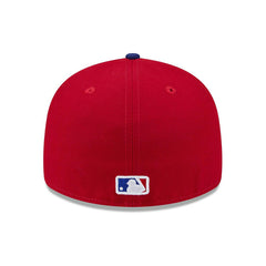 Texas Rangers 2026 MLB Authentic Spring Training 59FIFTY Pre-Curved Cap Red Taass sale