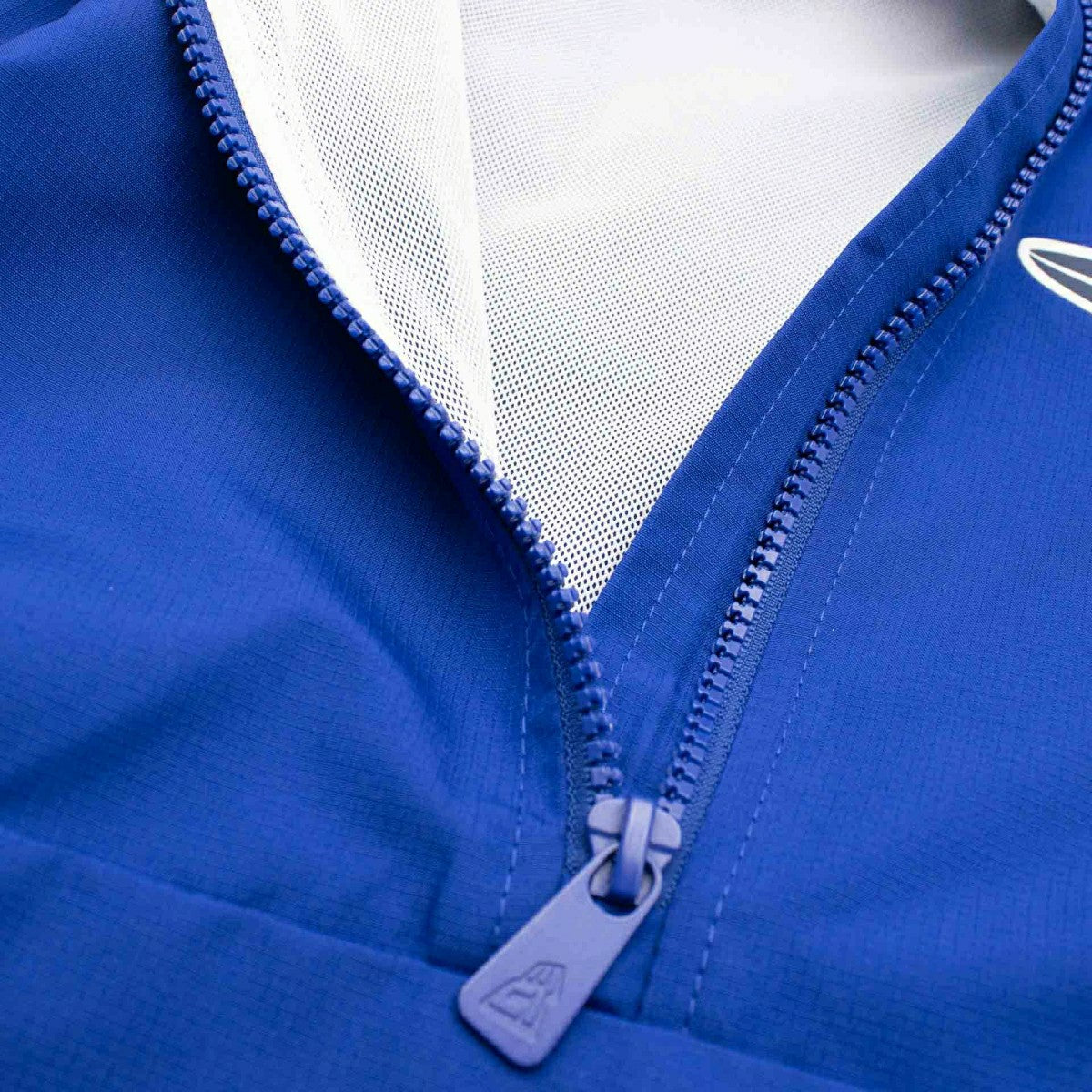 Toronto Blue Jays MLB Quarter Zip Windbreaker Jacket Blue Taass sale
