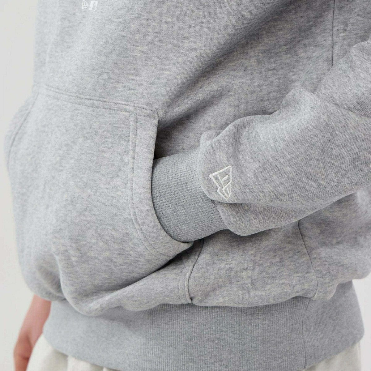 Philadelphia Phillies Team Logo New Era MLB Hoodie Gray Fashion