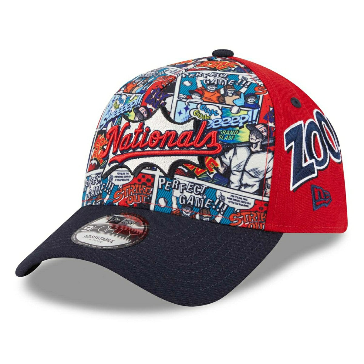 Washington Nationals 2025 MLB Players' Weekend 9FORTY A-Frame Snapback Cap Fashion