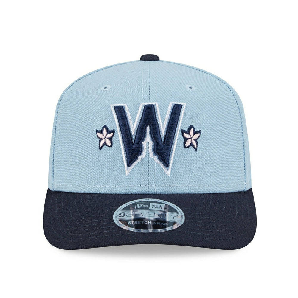 Washington Nationals MLB City Connect Stretch-Snap 9SEVENTY Cap Blue Taass sale