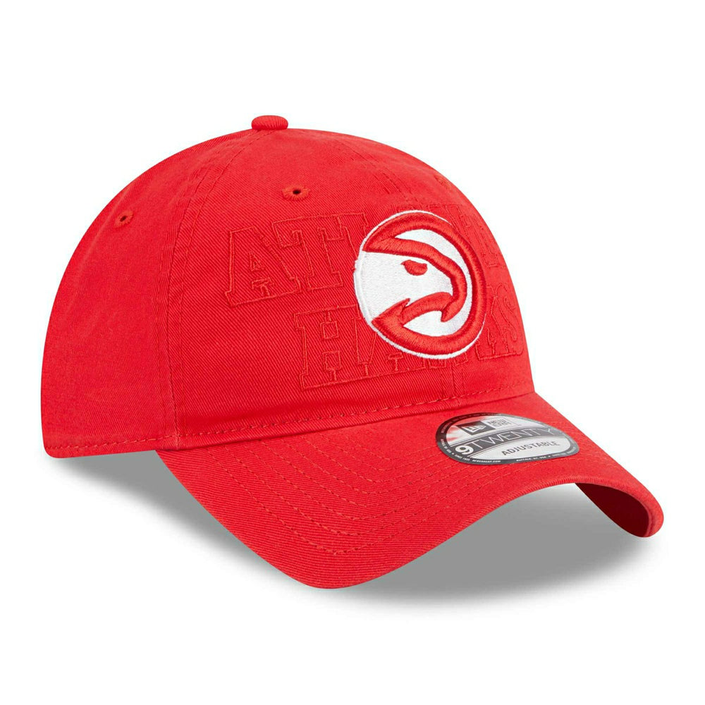 Atlanta Hawks 2023 NBA Draft New Era 9TWENTY Adjustable Cap Red Taass for sale